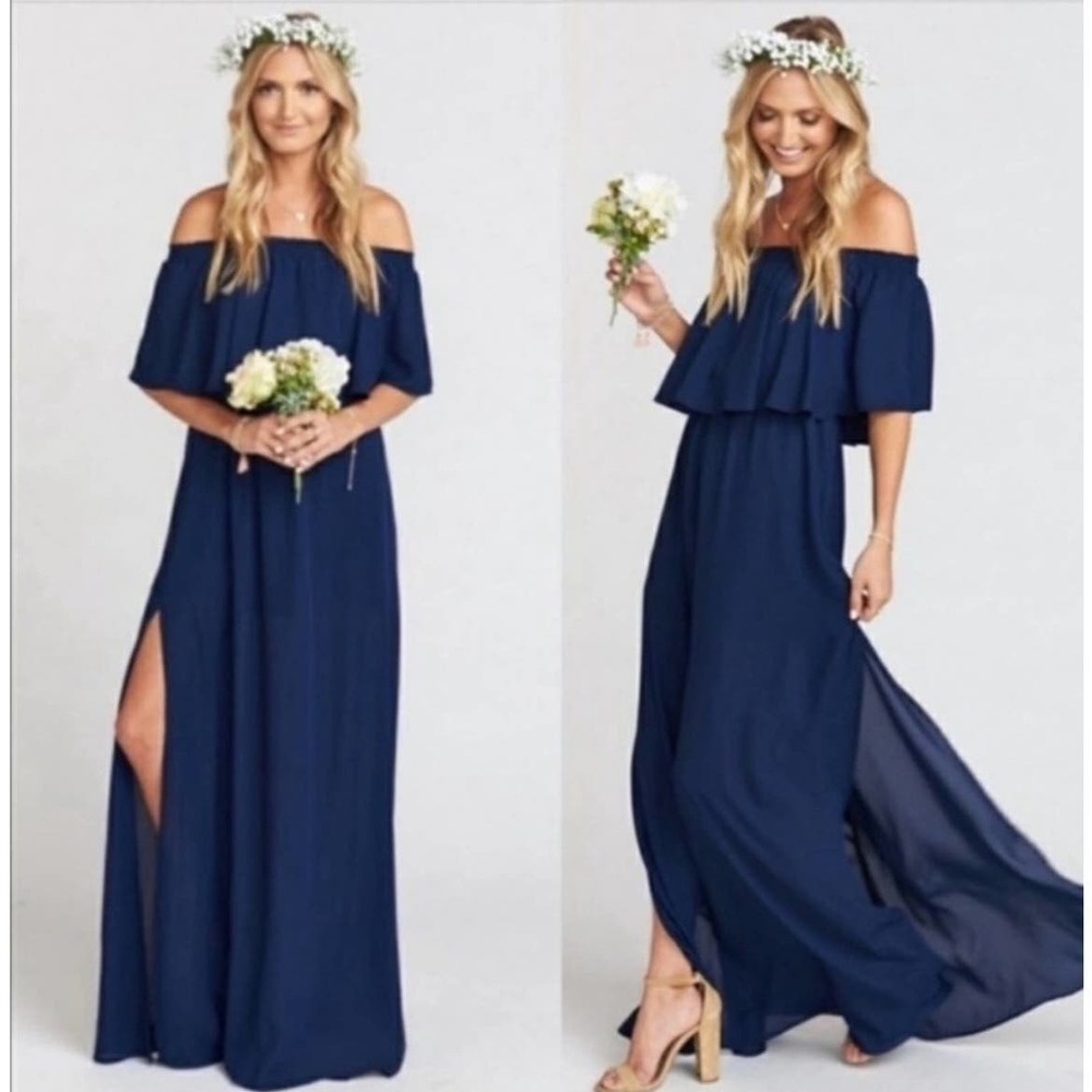 Show Me Your MuMu long‎ line on or off the shoulder women’s boho maxi dress XS